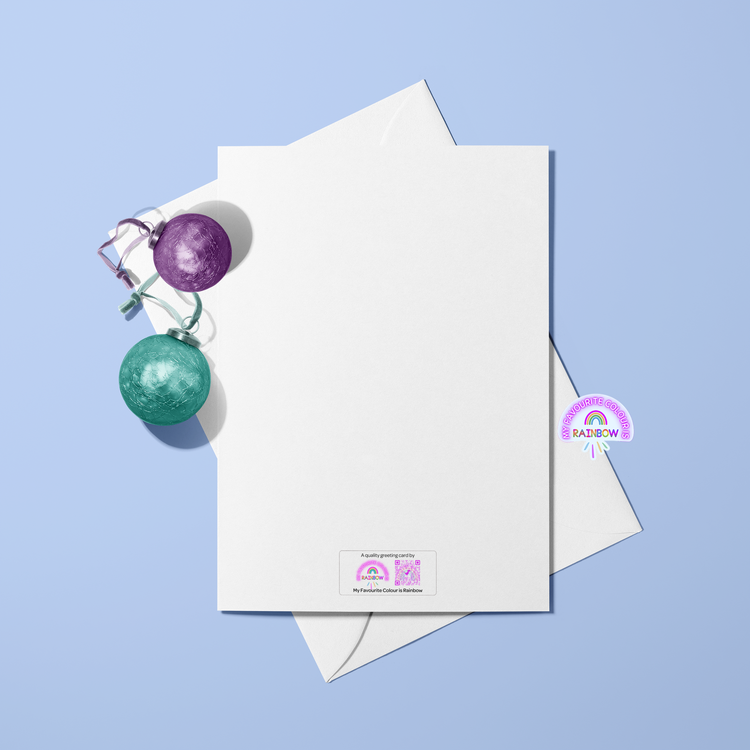 We Wish You a Colourful Christmas Card