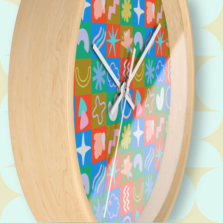 Colour Block Wall Clock