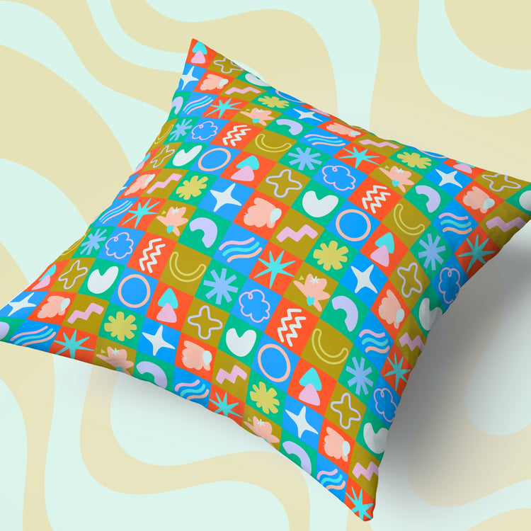 Colour Block Cushion