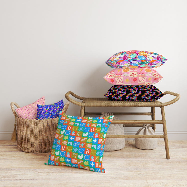 Colour Block Cushion