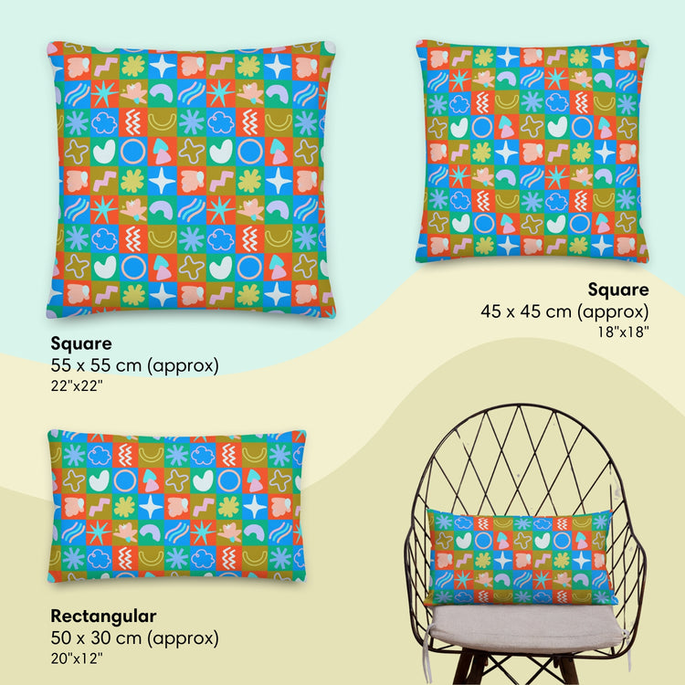 Colour Block Cushion