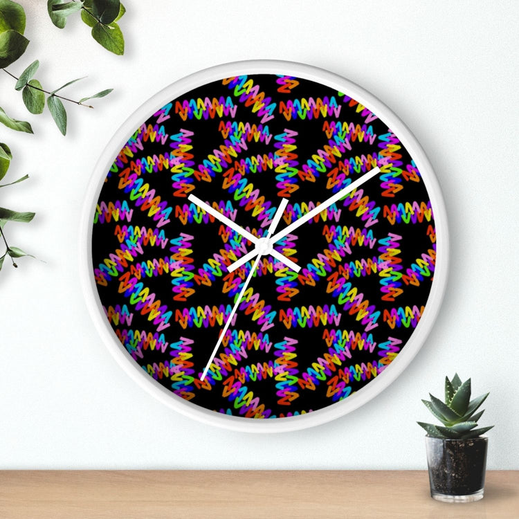 Electric Zigzag Wall Clock