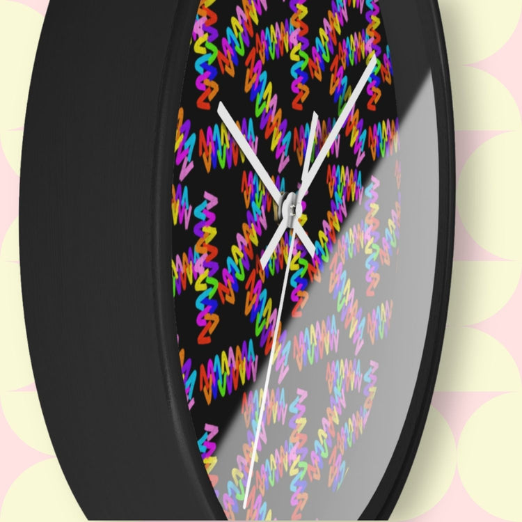 Electric Zigzag Wall Clock