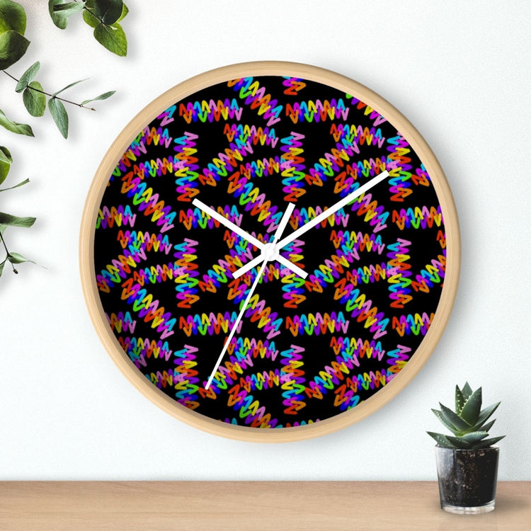 Electric Zigzag Wall Clock