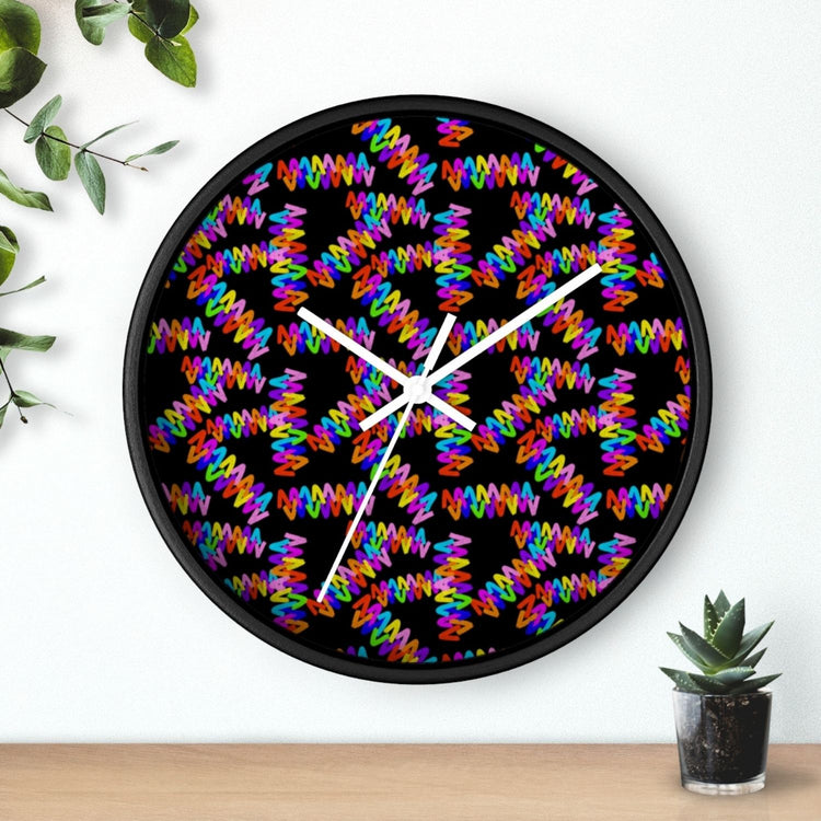 Electric Zigzag Wall Clock