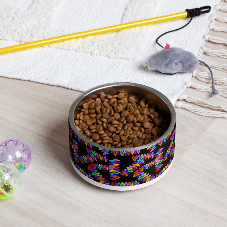 Electric Zigzag Pet Bowl