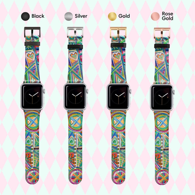 Geometric Rainbow Apple Watch Band