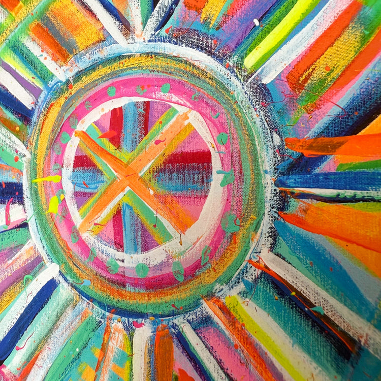 Geometric Rainbow Fine Art Print