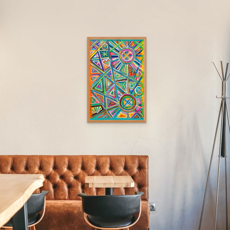 Geometric Rainbow Fine Art Print
