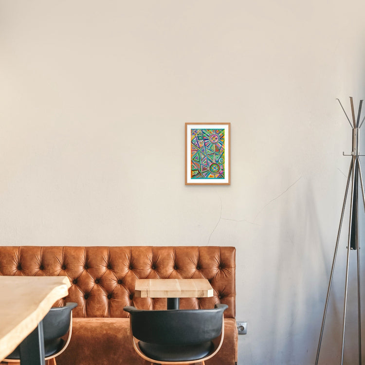 Geometric Rainbow Fine Art Print