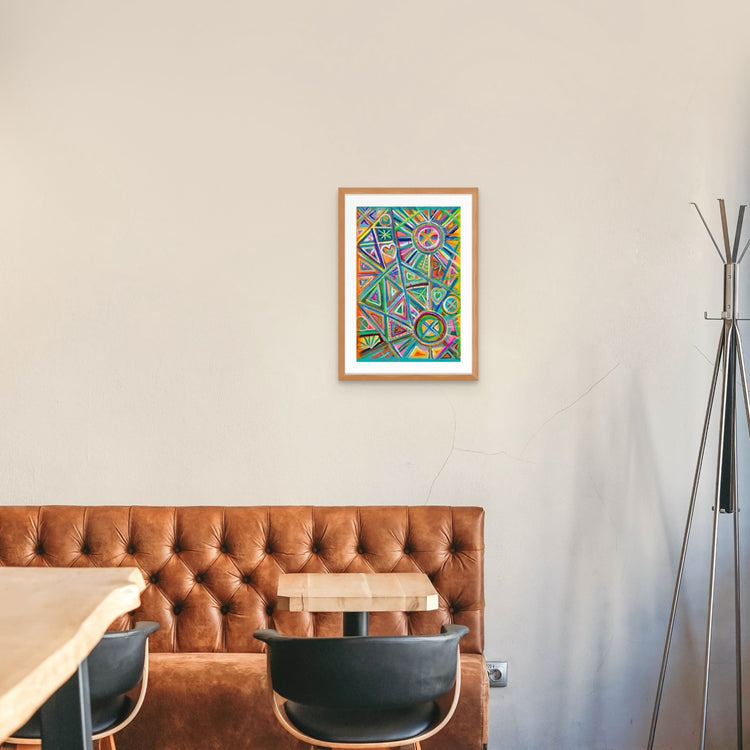 Geometric Rainbow Fine Art Print