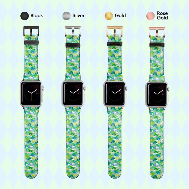 Green Rainbow Apple Watch Band