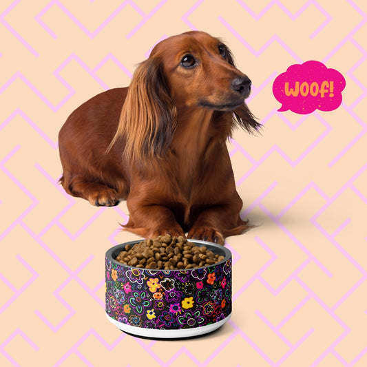 In the Midnight Garden Pet Bowl