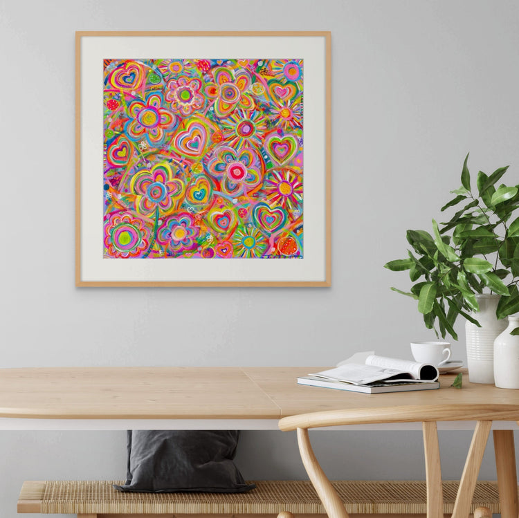 Love in Neon Fine Art Print