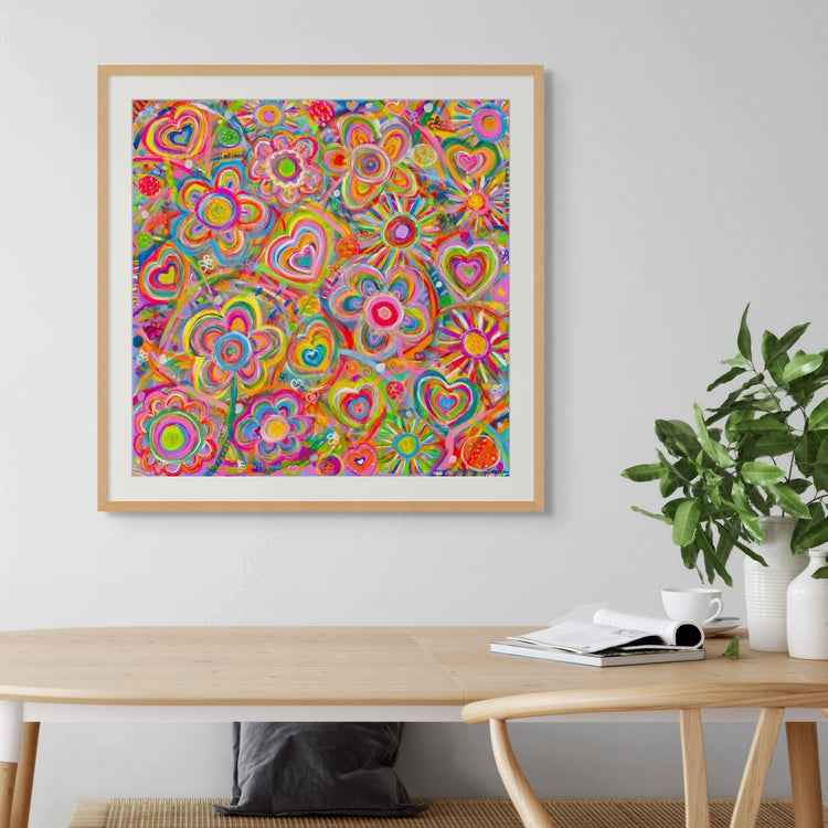 Love in Neon Fine Art Print