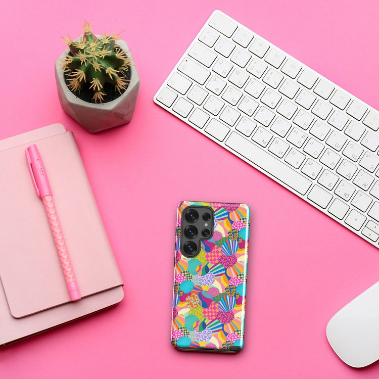 Squiggs and Stripes Samsung Galaxy Phone Case