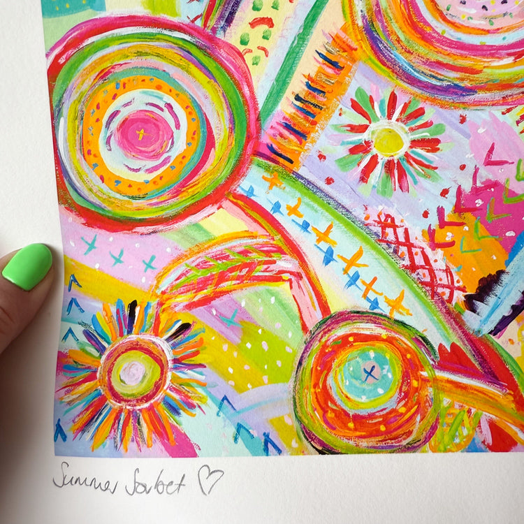 Summer Sorbet Fine Art Print