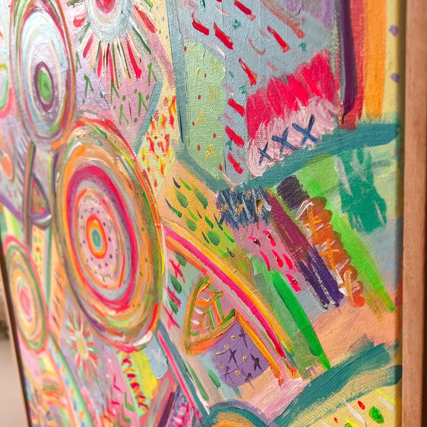 Summer Sorbet Framed Original Painting