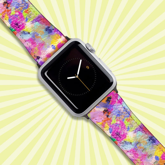Watercolour Rainbow Apple Watch Band