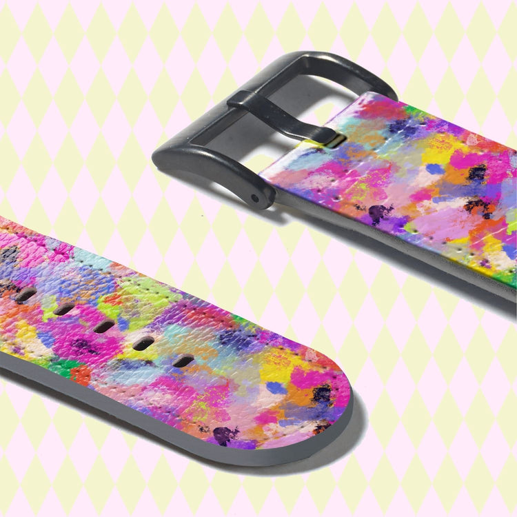 Watercolour Rainbow Apple Watch Band