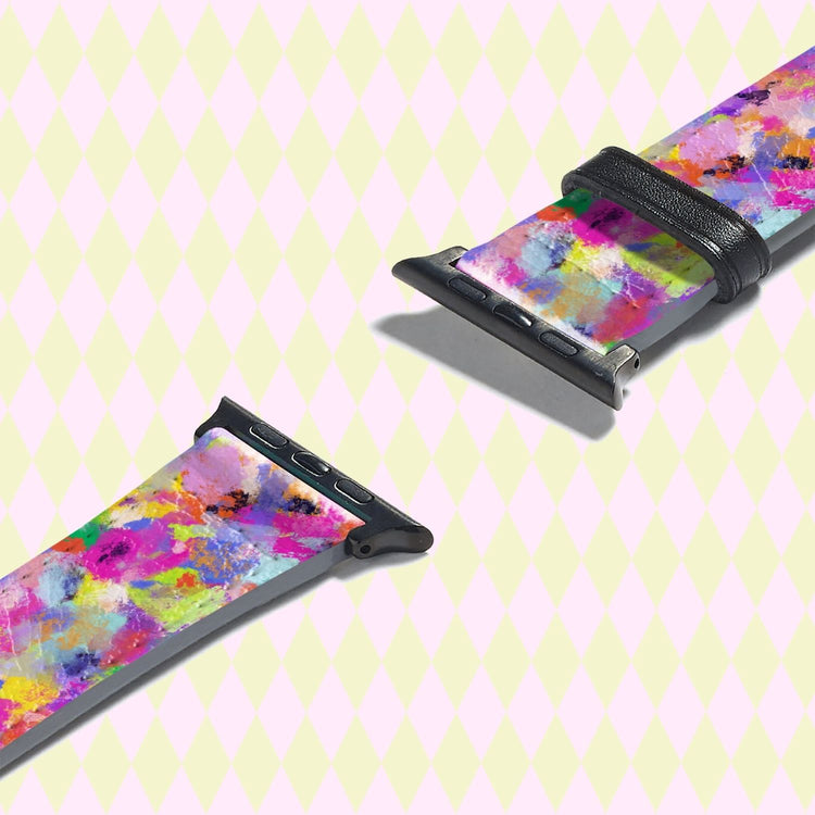 Watercolour Rainbow Apple Watch Band