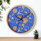 Blue Summer Sorbet Wall Clock