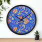 Blue Summer Sorbet Wall Clock