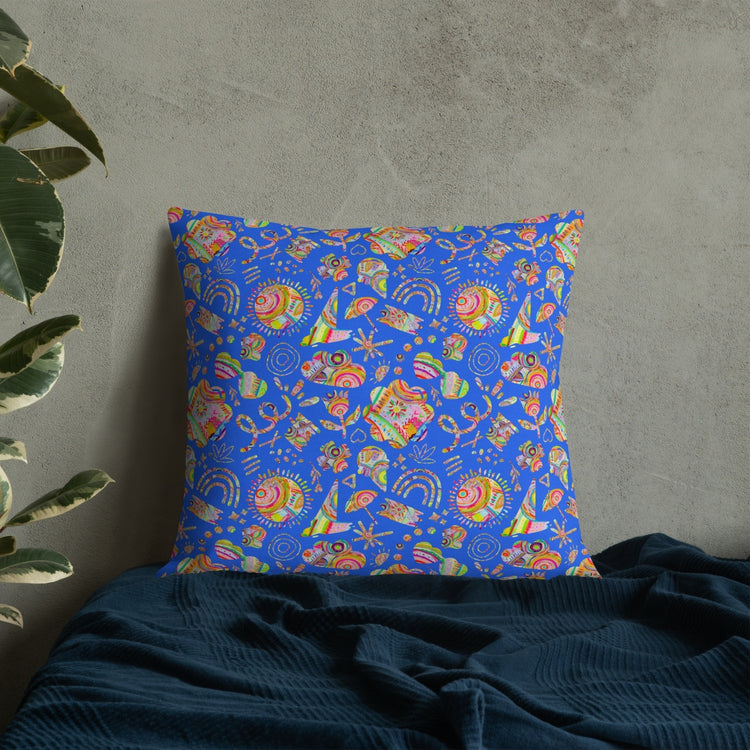 Blue Summer Sorbet Cushion