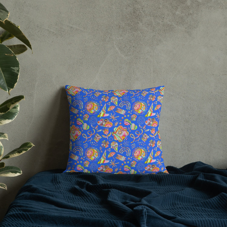 Blue Summer Sorbet Cushion