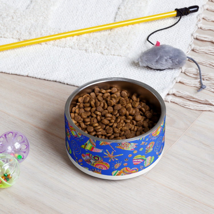 Blue Summer Sorbet Pet Bowl