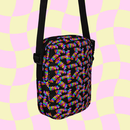 Electric Zigzag Mini Crossbody Bag