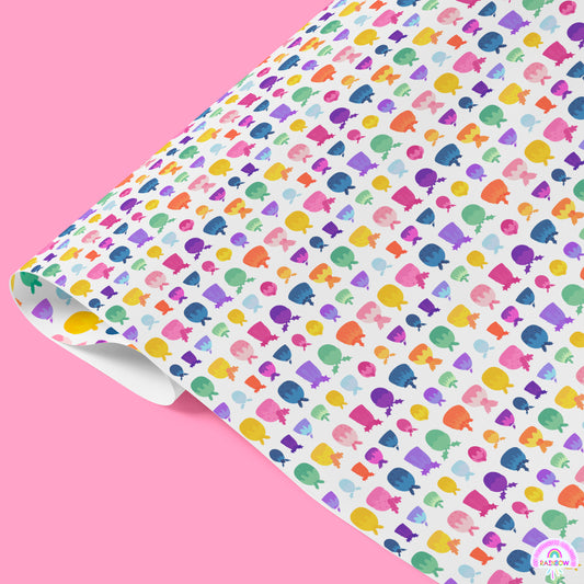 Figgy Pudding Wrapping Paper Sheets