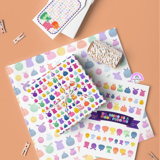 Figgy Pudding Christmas Wrap Set