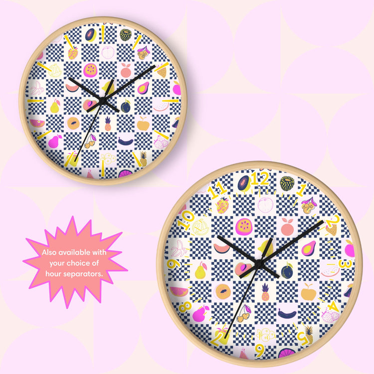 Fruit Salad Wall Clock