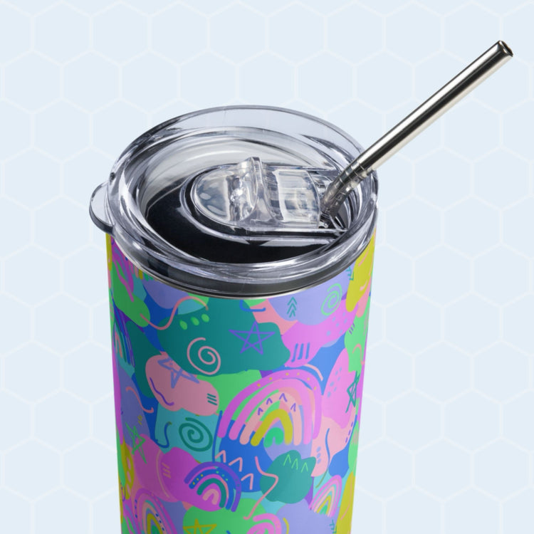 Funfetti Stainless Steel Tumbler