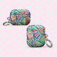 Geometric Rainbow AirPods Case