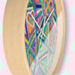 Geometric Rainbow Wall Clock