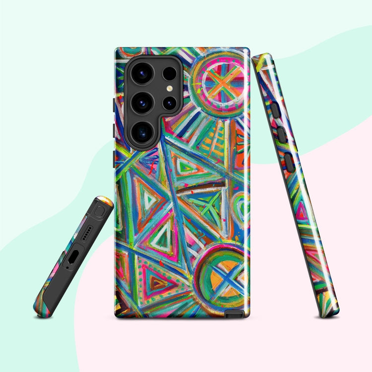 Geometric Rainbow Samsung Galaxy Phone Case