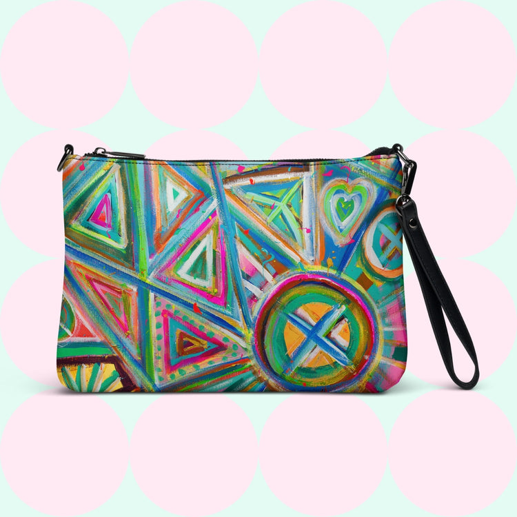 Geometric Rainbow Three-in-One Bag