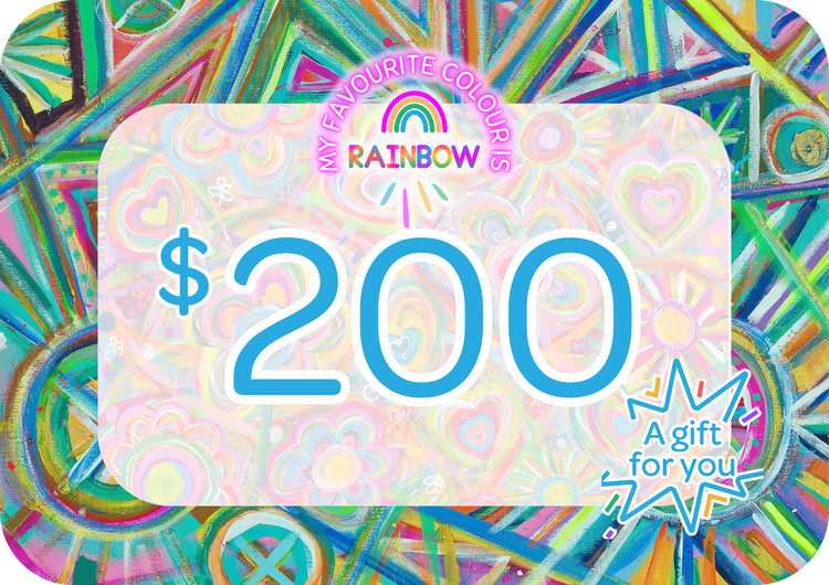 My Favourite Colour is Rainbow Gift Card