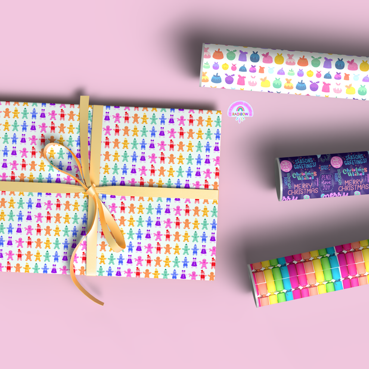 Gingerbread Delight Wrapping Paper Sheets