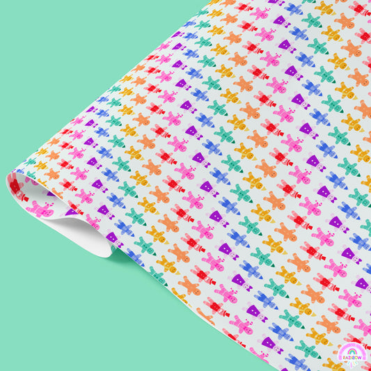 Gingerbread Delight Wrapping Paper Sheets