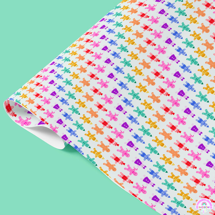 Gingerbread Delight Wrapping Paper Sheets