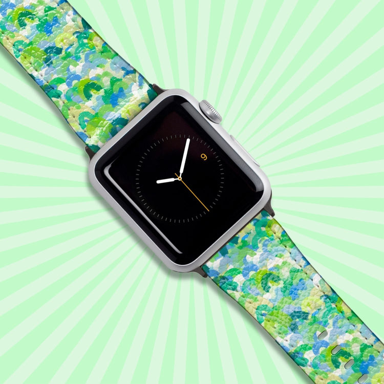 Green Rainbow Apple Watch Band