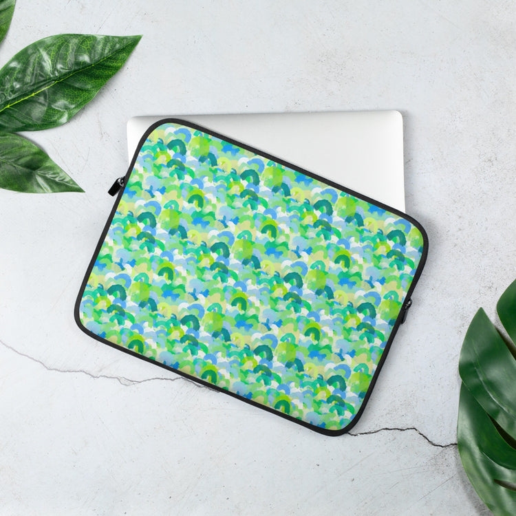 Green Rainbow Laptop Sleeve