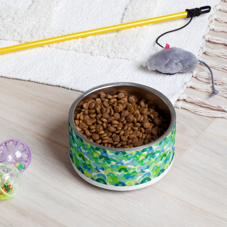 Green Rainbow Pet Bowl