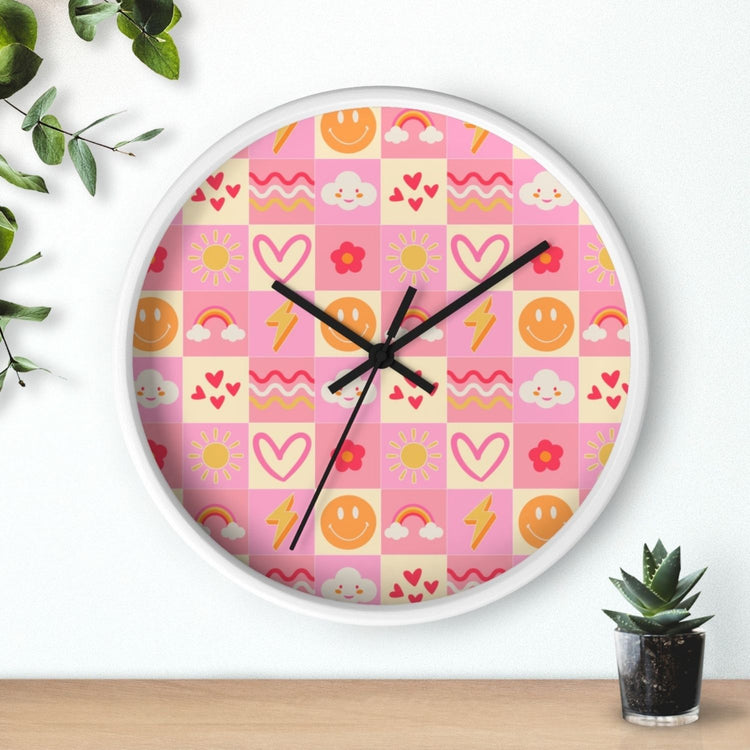 Happy Smiles Sunny Days Wall Clock