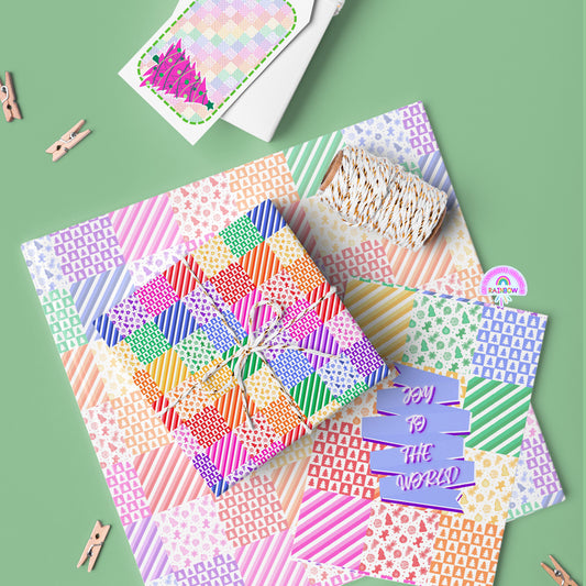 Joy to the World Christmas Wrap Set