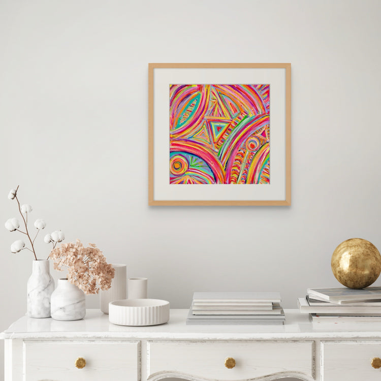 Karma Kaleidoscope Fine Art Print