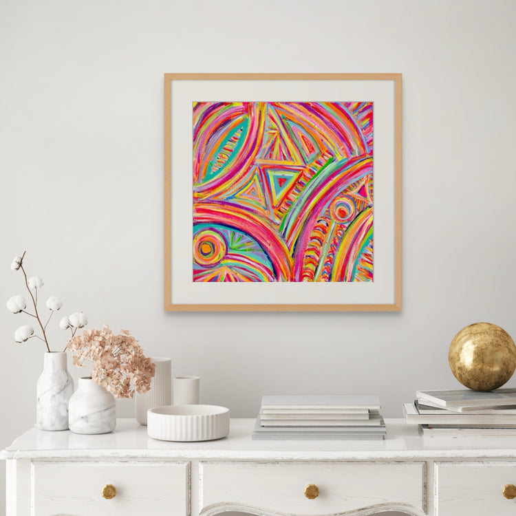 Karma Kaleidoscope Fine Art Print